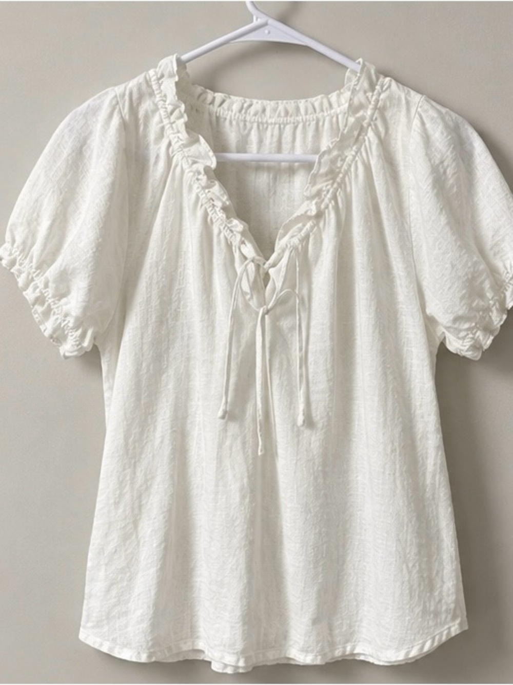 Roller Rabbit White Boho Blouse